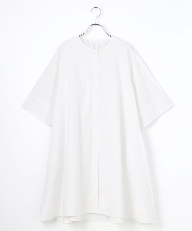 #Newans Aラインロングチュニック ホワイト