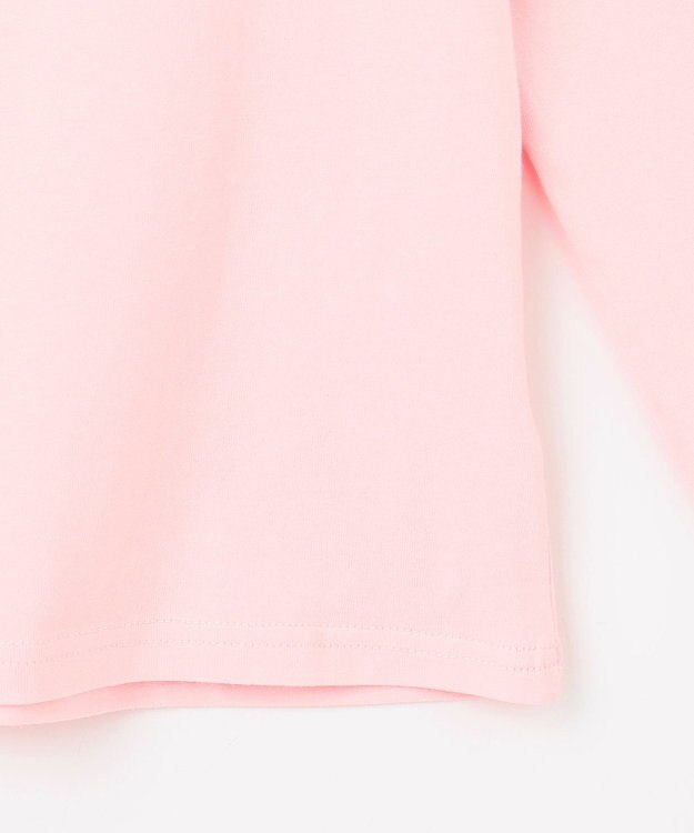 ANY KIDS チュールフリル 長袖Tシャツ ピンク