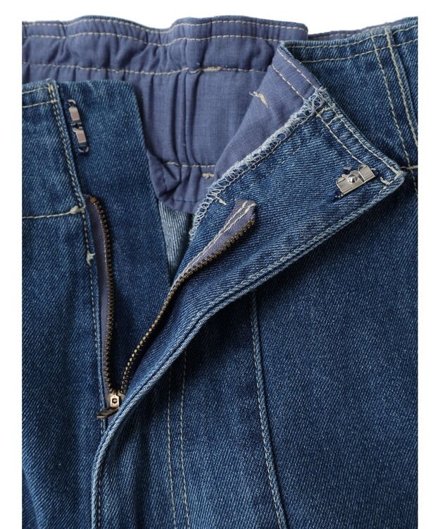 Green Parks ・ＥＬＥＮＣＡＲＥ　ＤＵＥ　センターシームデニムパンツ Light Indigo