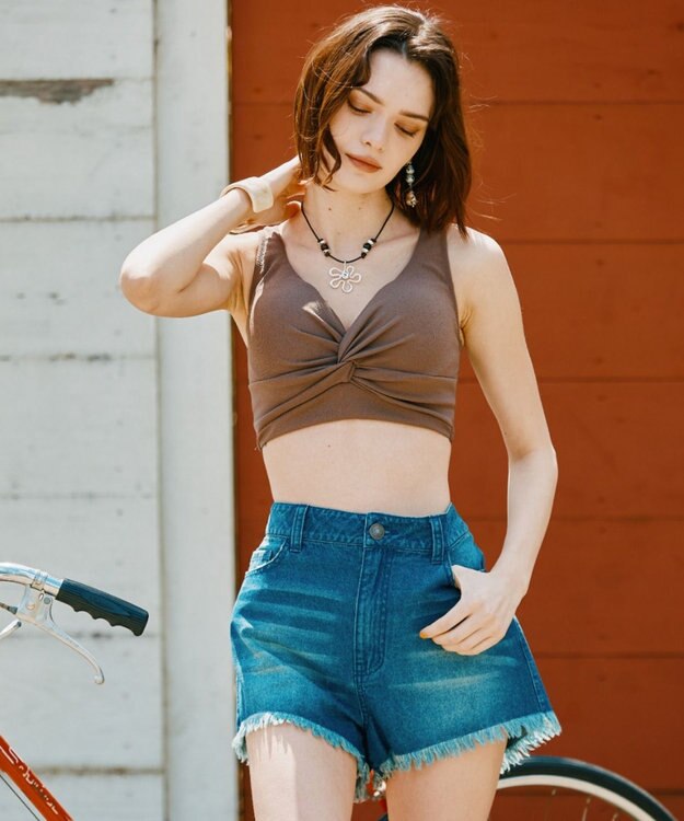 San-ai Resort（三愛水着楽園） ビーチデニム（ブルー・ネイビー）　S・M・L【San-ai Resort（サンアイリゾート）】 ブルー