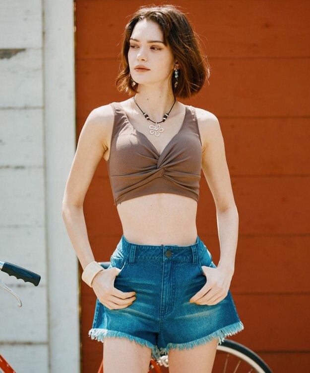 San-ai Resort（三愛水着楽園） ビーチデニム（ブルー・ネイビー）　S・M・L【San-ai Resort（サンアイリゾート）】 ブルー