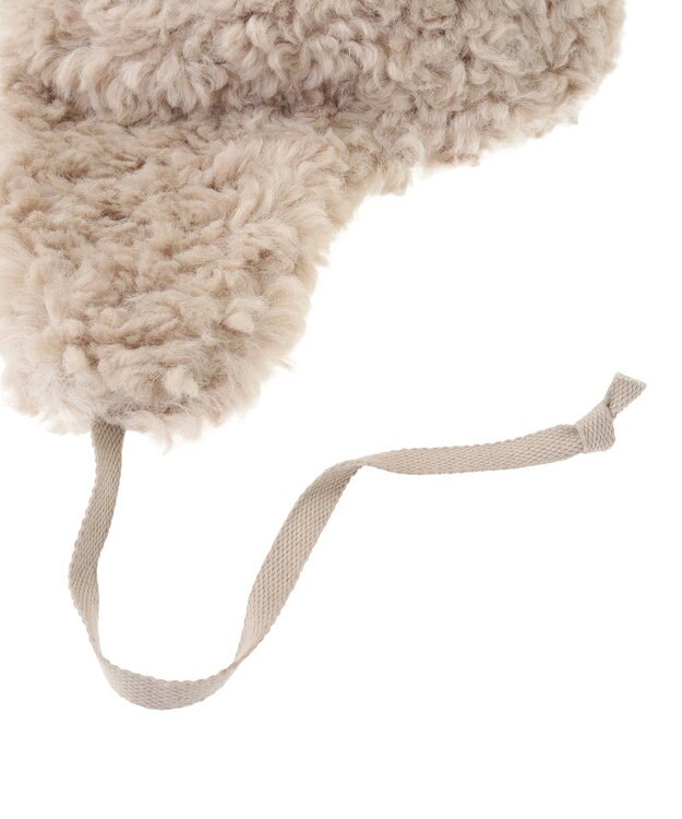 Green Parks ■ＣＯＮＴＲＯＬ　ＦＲＥＡＫフェイクボアフライトキャッフ Ivory