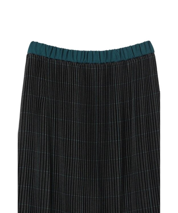 CRAFT STANDARD BOUTIQUE 配色チェックプリーツスカート Check Black