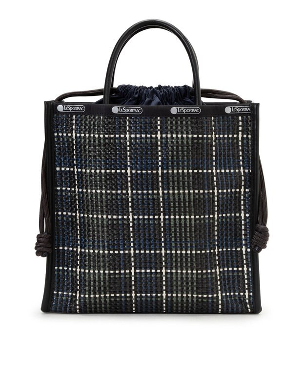 LeSportsac WOVEN MED DRAWST TOTE/マルチメッシュノワール マルチメッシュノワール