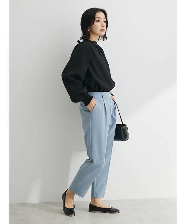 Green Parks ・ＥＬＥＮＣＡＲＥ　ＤＵＥ　ハイネックブラウス Black