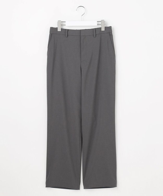 J.PRESS LADIES L 【セットアップ対応】ファンマートロストレッチ テーパード パンツ チャコール系