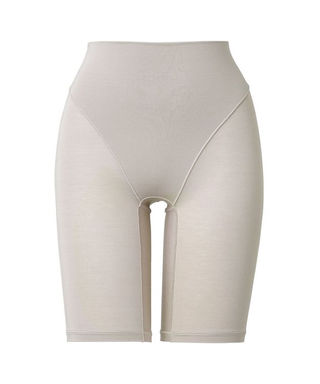 BRADELIS New York 【Yukine inc. 】ゆきねえとろりソフトシルク混ロングショーツ25 履き心地重視の補正ガードルショーツ トープ