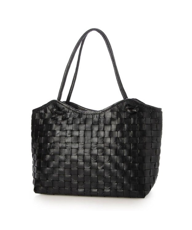 UNBILLION ピークスピーク PEAKS PEAK / 牛革レザーメッシュトートL ブラック