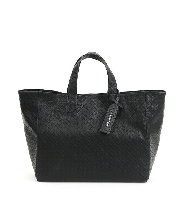 UNBILLION カシュカシュ cachecache / メッシュエンボスA4ショッパートート ブラック