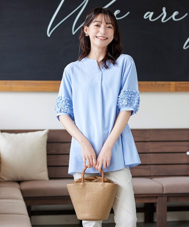 Tiaclasse 【新色追加】テーパードコロールバッグ キャメル