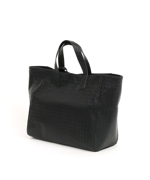 UNBILLION カシュカシュ cachecache / メッシュエンボスA4ショッパートート ブラック