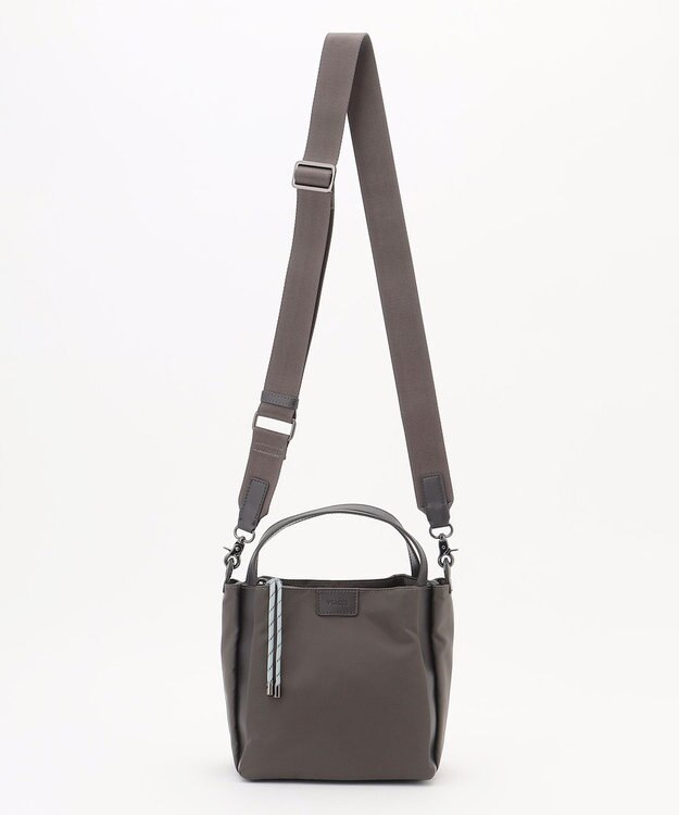 Y'SACCS 【大人のおしゃれ手帖10月号掲載】市川実和子×Y'SACCS　ナイロンすっきりミニマムトート ダークグレー