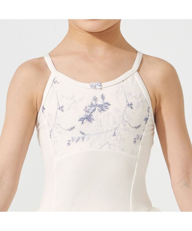 Chacott スカート付レオタード オフホワイト