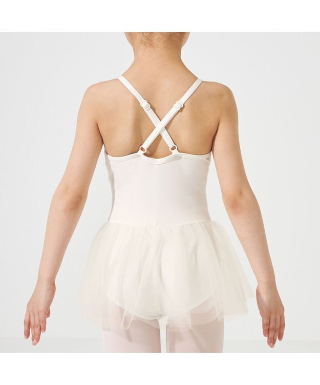 Chacott スカート付レオタード オフホワイト