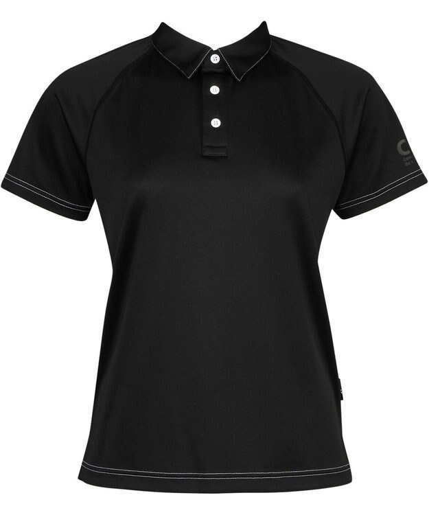 CW-X 【WOMEN】　レディス アウター トップス ポロシャツ　半袖　吸汗速乾　/ワコール　DLY130 ブラック