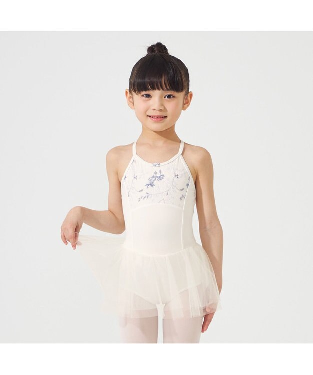 Chacott スカート付レオタード オフホワイト