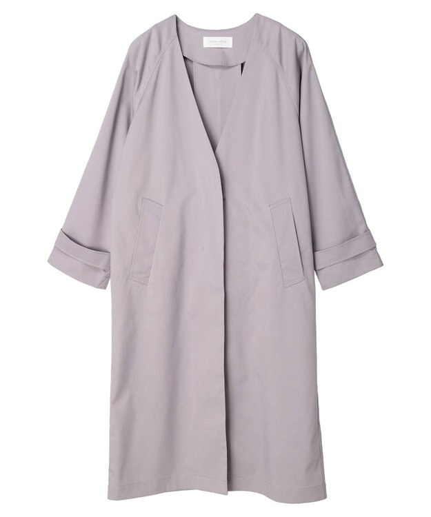 Green Parks 花粉防止　着流しコート Purple