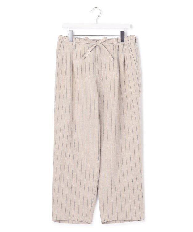 J.PRESS YORK STREET 【UNISEX】ストライプパンツ ベージュ系1