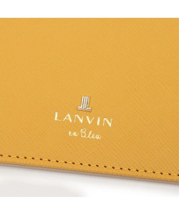 LANVIN en Bleu リュクサンブールカラー 単パスケース マスタード