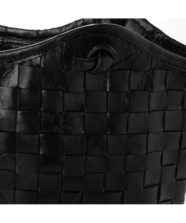 UNBILLION ピークスピーク PEAKS PEAK / 牛革レザーメッシュトートL ブラック