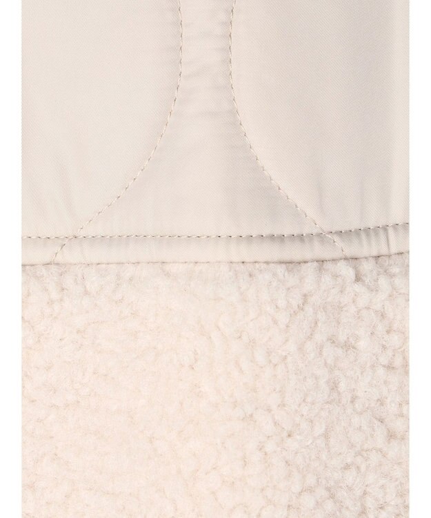 CRAFT STANDARD BOUTIQUE キルティングボア切替ベスト Ivory