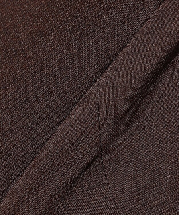 JOSEPH ABBOUD 夏パンツ【キングサイズ・洗える・ウエストも伸びる!/軽量/清涼/ストレッチ】ハイツイストドライストレッチパンツ ダークブラウン系