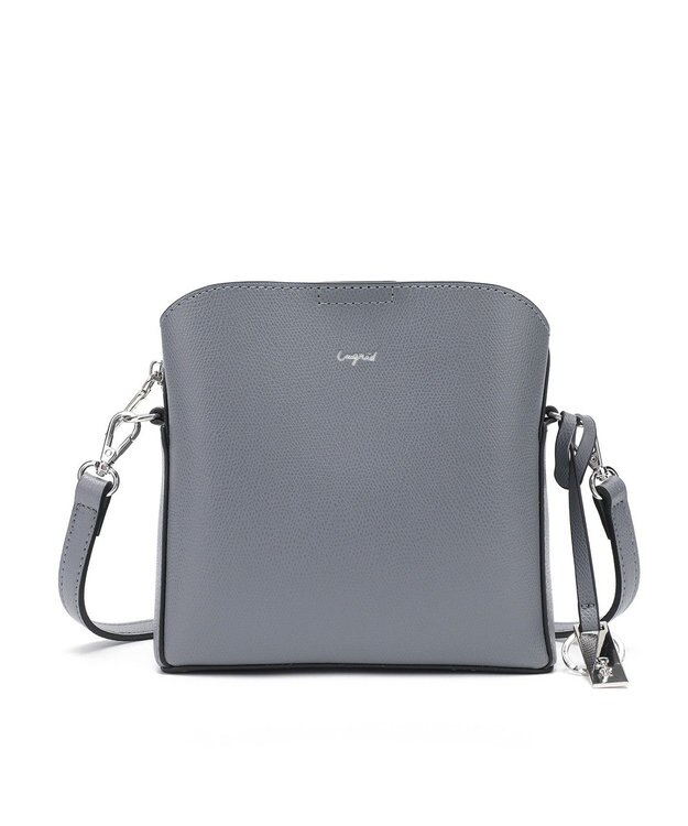 style code 【Ungrid/アングリッド】【WEB限定商品】キーリングチャーム付　ミニショルダーバッグ ブルーグレー