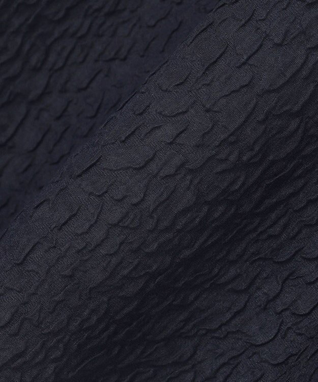 23区 S 【APPLAUDIR】マトラッセジャカード フレアドレス ネイビー系