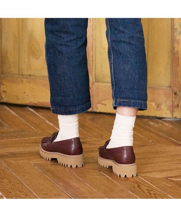 ing <ing>ビンテージアクセントローファー ワイン