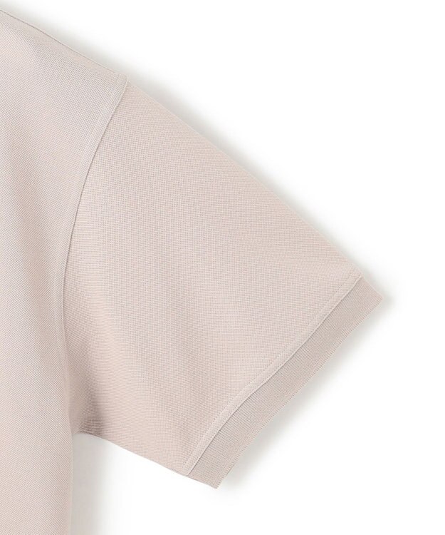 J.PRESS YORK STREET 【UNISEX】ブルドックワンポイント ポロシャツ ライトグレー系