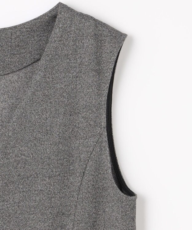 ANY 【2WAY/セットアップ可】ライトツイードジャンパースカート グレー