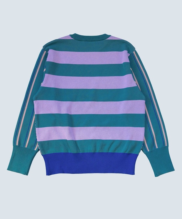 COQ GEO BORDER プルオーバーニット グリーン