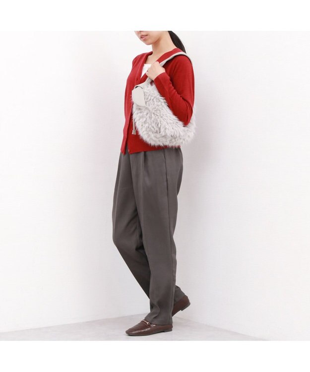 UNBILLION カシュカシュ cachecache / リボンハンドルエコファードロストトート GY