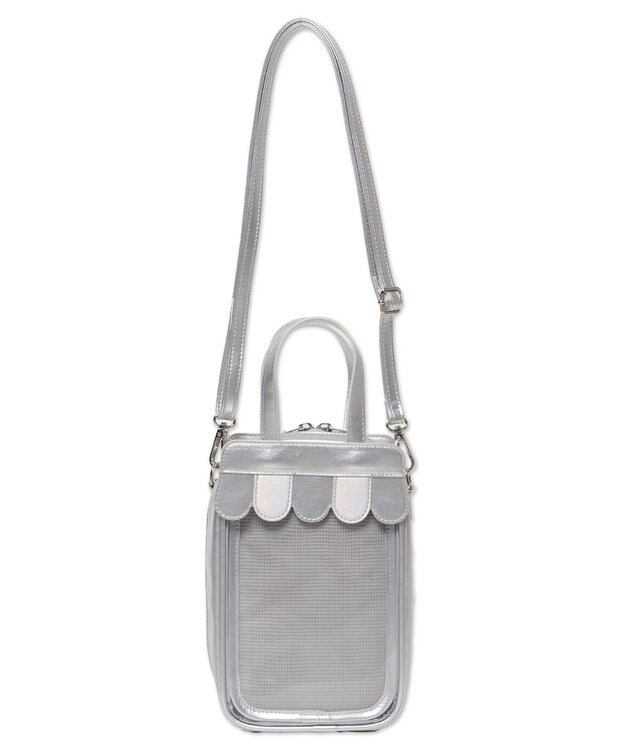 WEGO 【痛バ＆推し活グッズ】きらふわCAFEぬいマグ痛ショルダー シルバー