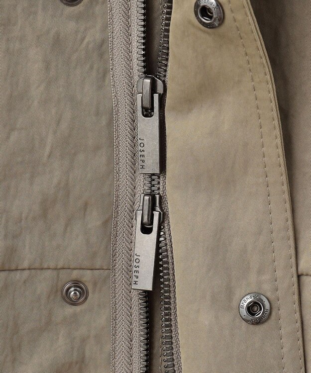 JOSEPH HOMME ナイロンスナバック　フードコート キャメル系