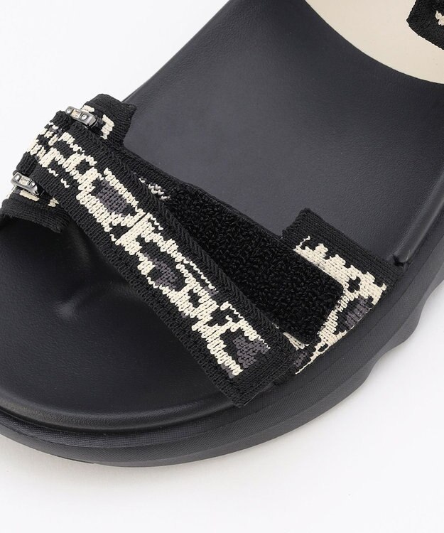 steppi ナロー ストラップ スポーツサンダル レオパード