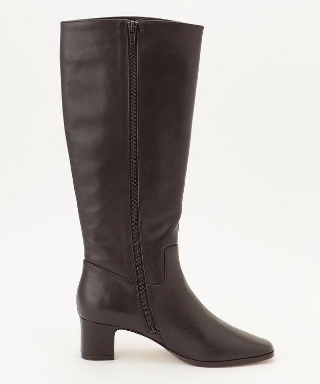 J.PRESS LADIES レザー ロングブーツ ブラウン系