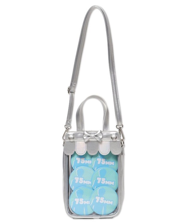 WEGO 【痛バ＆推し活グッズ】きらふわCAFEぬいマグ痛ショルダー シルバー