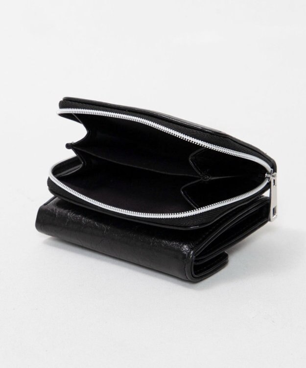 WEGO エンボスクロスウォレット ブラック