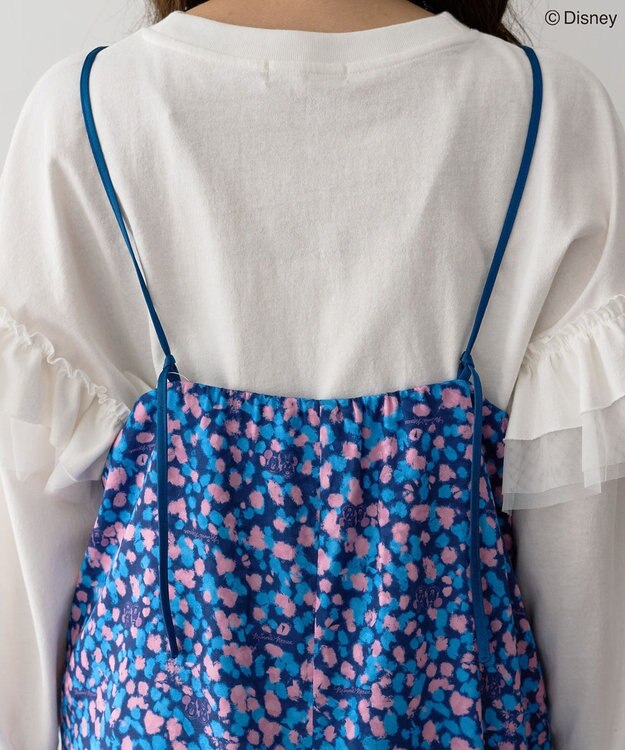 Green Parks ミッキー＆フレンズ／ジャガードキャミワンピース Blue