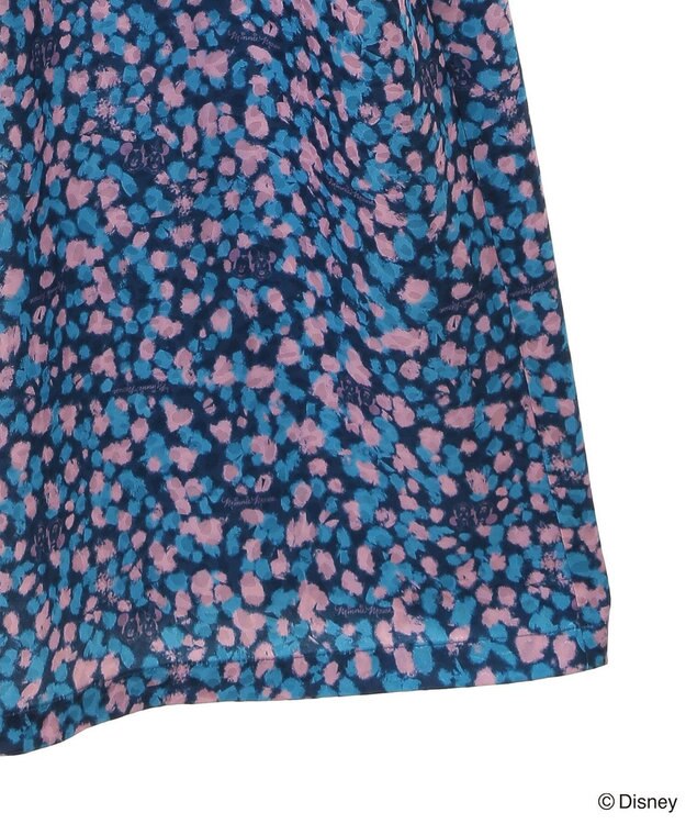 Green Parks ミッキー＆フレンズ／ジャガードキャミワンピース Blue