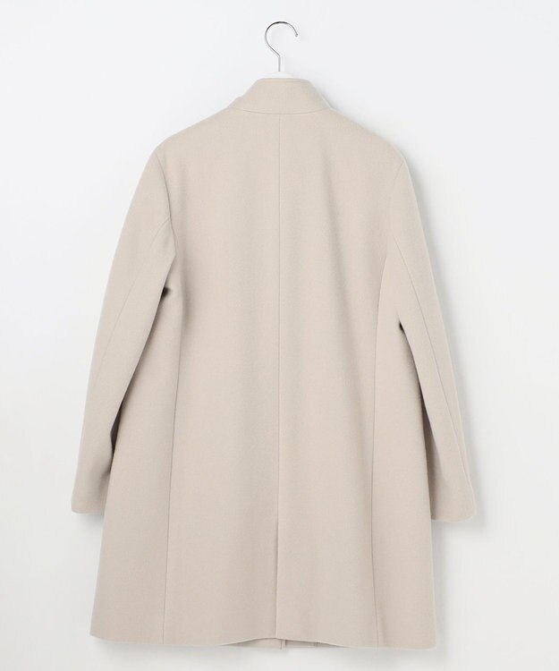 J.PRESS LADIES ショートビーバー スタンドカラー コート ベージュ系