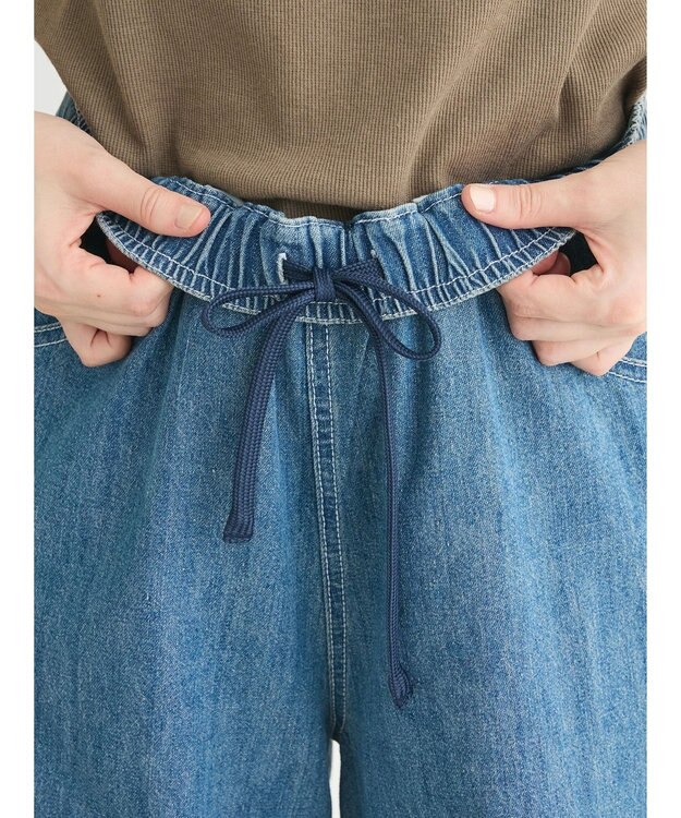 Green Parks ・Ｄｏｕｂｌｅ　Ｆｌａｇｓ　ハートポケットデニムパンツ Indigo