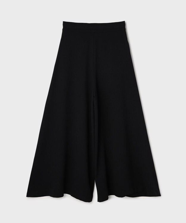 GRACE CONTINENTAL ワイドフレアパンツ ブラック