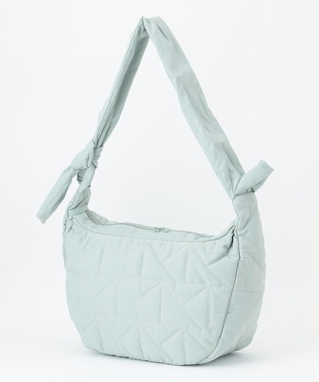 LA BAGAGERIE 【maison vert】 【超軽量！】キルティングショルダーバッグ ライトブルー