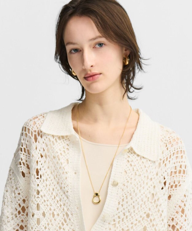 23区 【先行予約】ホースシュー グラスホルダー ネックレス ゴールド系