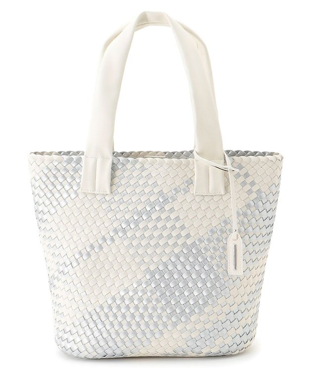 23区 メッシュ トートバッグ シルバー系