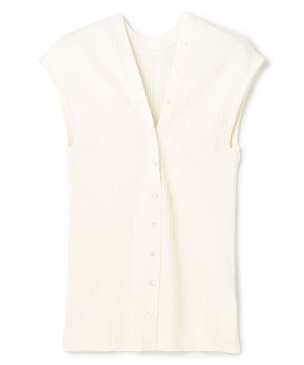 uncrave スムースニット 2WAYジレ オフ