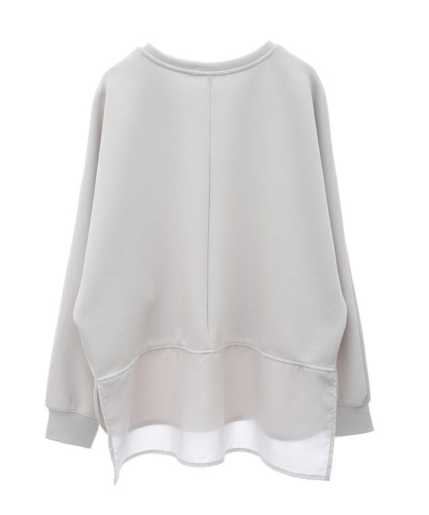 AMERICAN HOLIC ドルマン異素材ポンチプルオーバー Light Gray