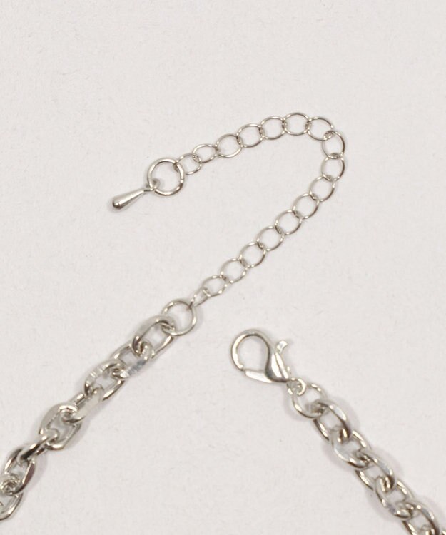 WEGO Lクロスビジューネックレス ライトピンク